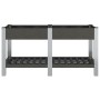 Arriate de jardín con estante WPC gris 175x50x75 cm de , Maceteros y jardineras - Ref: Foro24-362572, Precio: 198,77 €, Descu...