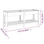 Arriate de jardín con estante WPC gris 175x50x75 cm de , Maceteros y jardineras - Ref: Foro24-362572, Precio: 198,77 €, Descu...