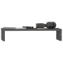 Soporte de monitor madera maciza de pino gris 50x27x10 cm de , Bases y elevadores para ordenadores - Ref: Foro24-813946, Prec...