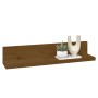 Estantes de pared 2 uds madera de pino marrón miel 50x11x9 cm de , Estantes y estanterías - Ref: Foro24-823602, Precio: 18,83...