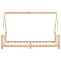 Estructura de cama para niños madera maciza de pino 90x200 cm de , Cunas y camas para niños - Ref: Foro24-834453, Precio: 123...