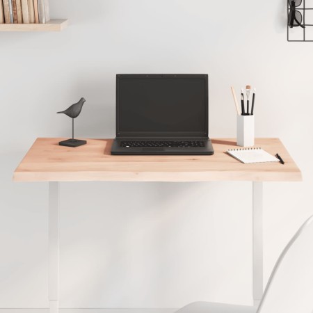 Tablero de mesa madera maciza roble borde natural 80x60x2 cm de , Tableros para mesas - Ref: Foro24-363878, Precio: 56,94 €, ...