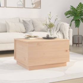 Mesa de centro de madera maciza de pino 60x50x35 cm de , Mesas de centro - Ref: Foro24-813415, Precio: 68,22 €, Descuento: %