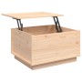 Mesa de centro de madera maciza de pino 60x50x35 cm de , Mesas de centro - Ref: Foro24-813415, Precio: 68,22 €, Descuento: %