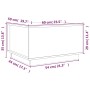 Mesa de centro de madera maciza de pino 60x50x35 cm de , Mesas de centro - Ref: Foro24-813415, Precio: 68,22 €, Descuento: %