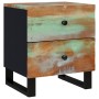 Mesita de noche de madera maciza reciclada 40x33x46 cm de , Mesitas de noche - Ref: Foro24-345218, Precio: 98,31 €, Descuento: %