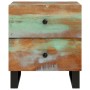 Mesita de noche de madera maciza reciclada 40x33x46 cm de , Mesitas de noche - Ref: Foro24-345218, Precio: 98,31 €, Descuento: %