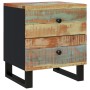 Mesita de noche de madera maciza reciclada 40x33x46 cm de , Mesitas de noche - Ref: Foro24-345218, Precio: 98,31 €, Descuento: %