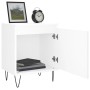 Mesita de noche madera de ingeniería blancp 40x30x50 cm de , Mesitas de noche - Ref: Foro24-826828, Precio: 37,04 €, Descuent...