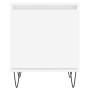 Mesita de noche madera de ingeniería blancp 40x30x50 cm de , Mesitas de noche - Ref: Foro24-826828, Precio: 37,04 €, Descuent...