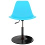 Sillas de comedor giratorias 2 unidades PP azul de , Sillas de comedor - Ref: Foro24-324193, Precio: 86,58 €, Descuento: %
