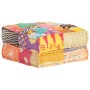 Puf patchwork de tela 60x70x36 cm de , Cojines para sillas y sofás - Ref: Foro24-287707, Precio: 148,64 €, Descuento: %