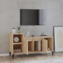 Mueble para TV madera contrachapada roble Sonoma 100x35x55 cm de , Muebles TV - Ref: Foro24-821183, Precio: 70,92 €, Descuent...