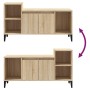 Mueble para TV madera contrachapada roble Sonoma 100x35x55 cm de , Muebles TV - Ref: Foro24-821183, Precio: 70,92 €, Descuent...