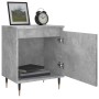 Mesitas de noche 2 uds madera gris hormigón 40x30x50 cm de , Mesitas de noche - Ref: Foro24-826821, Precio: 64,25 €, Descuent...