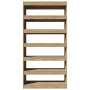 Estantería madera contrachapada roble Sonoma 100x30x198 cm de , Librerías y estanterías - Ref: Foro24-811775, Precio: 167,78 ...
