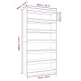 Estantería madera contrachapada roble Sonoma 100x30x198 cm de , Librerías y estanterías - Ref: Foro24-811775, Precio: 167,78 ...