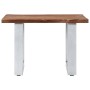Mesa de centro borde natural madera maciza acacia 60x60x40 cm de , Mesas de centro - Ref: Foro24-247826, Precio: 106,15 €, De...