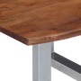 Mesa de centro borde natural madera maciza acacia 60x60x40 cm de , Mesas de centro - Ref: Foro24-247826, Precio: 106,15 €, De...