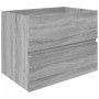 Mueble de lavabo madera de ingeniería gris Sonoma 60x38,5x45 cm de , Muebles de baño - Ref: Foro24-815649, Precio: 57,72 €, D...