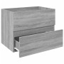 Mueble de lavabo madera de ingeniería gris Sonoma 60x38,5x45 cm de , Muebles de baño - Ref: Foro24-815649, Precio: 57,72 €, D...