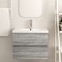 Mueble de lavabo madera de ingeniería gris Sonoma 60x38,5x45 cm de , Muebles de baño - Ref: Foro24-815649, Precio: 57,72 €, D...