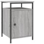 Mesita de noche madera contrachapada gris Sonoma 40x42x60 cm de , Mesitas de noche - Ref: Foro24-825869, Precio: 42,11 €, Des...