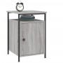 Mesita de noche madera contrachapada gris Sonoma 40x42x60 cm de , Mesitas de noche - Ref: Foro24-825869, Precio: 42,11 €, Des...