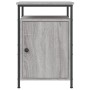 Mesita de noche madera contrachapada gris Sonoma 40x42x60 cm de , Mesitas de noche - Ref: Foro24-825869, Precio: 42,11 €, Des...