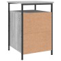 Mesita de noche madera contrachapada gris Sonoma 40x42x60 cm de , Mesitas de noche - Ref: Foro24-825869, Precio: 42,11 €, Des...