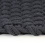 Alfombra rectangular algodón gris antracita 80x160 cm de , Alfombras - Ref: Foro24-345115, Precio: 45,83 €, Descuento: %