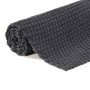 Alfombra rectangular algodón gris antracita 80x160 cm de , Alfombras - Ref: Foro24-345115, Precio: 45,83 €, Descuento: %