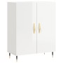 Aparador de madera contrachapada blanco brillante 69,5x34x90 cm de , Aparadores - Ref: Foro24-827702, Precio: 82,50 €, Descue...