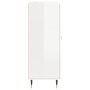 Aparador de madera contrachapada blanco brillante 69,5x34x90 cm de , Aparadores - Ref: Foro24-827702, Precio: 82,50 €, Descue...