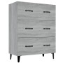 Aparador de madera de ingeniería gris Sonoma 69,5x34x90 cm de , Aparadores - Ref: Foro24-817349, Precio: 93,67 €, Descuento: %
