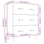 Aparador de madera de ingeniería gris Sonoma 69,5x34x90 cm de , Aparadores - Ref: Foro24-817349, Precio: 93,67 €, Descuento: %