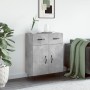Aparador de madera de ingeniería gris hormigón 69,5x34x90 cm de , Aparadores - Ref: Foro24-827976, Precio: 85,90 €, Descuento: %