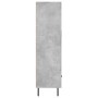 Aparador alto madera de ingeniería gris hormigón 69,5x31x115 cm de , Aparadores - Ref: Foro24-828320, Precio: 72,84 €, Descue...