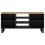 Mueble de TV madera acacia y madera contrachapada 100x33x46 cm de , Muebles TV - Ref: Foro24-351967, Precio: 80,89 €, Descuen...