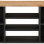 Mueble de TV madera acacia y madera contrachapada 100x33x46 cm de , Muebles TV - Ref: Foro24-351967, Precio: 80,89 €, Descuen...