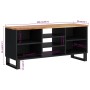 Mueble de TV madera acacia y madera contrachapada 100x33x46 cm de , Muebles TV - Ref: Foro24-351967, Precio: 80,89 €, Descuen...