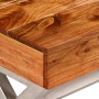 Mueble de TV con cajones madera maciza de acacia 140 cm de , Muebles TV - Ref: Foro24-245373, Precio: 200,40 €, Descuento: %