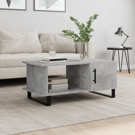 Mesa de centro madera contrachapada gris hormigón 90x50x40 cm de , Mesas de centro - Ref: Foro24-829512, Precio: 61,78 €, Des...
