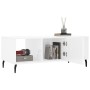 Mesa de centro madera contrachapada blanco brillo 102x50x40 cm de , Mesas de centro - Ref: Foro24-829318, Precio: 51,95 €, De...