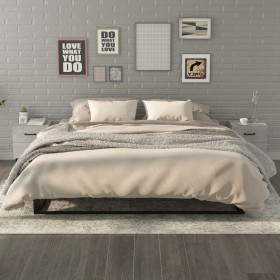 Mesitas de noche 2 unidades gris hormigón 40x35x47,5 cm de , Mesitas de noche - Ref: Foro24-811997, Precio: 85,17 €, Descuent...