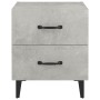 Mesitas de noche 2 unidades gris hormigón 40x35x47,5 cm de , Mesitas de noche - Ref: Foro24-811997, Precio: 85,17 €, Descuent...