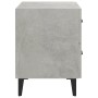 Mesitas de noche 2 unidades gris hormigón 40x35x47,5 cm de , Mesitas de noche - Ref: Foro24-811997, Precio: 85,17 €, Descuent...
