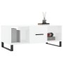 Mesa de centro madera contrachapada blanco brillo 102x50x40 cm de , Mesas de centro - Ref: Foro24-829326, Precio: 59,33 €, De...