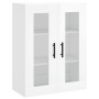 Armario de pared blanco brillante 69,5x34x90 cm de , Aparadores - Ref: Foro24-828502, Precio: 105,48 €, Descuento: %