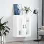 Armario de pared blanco brillante 69,5x34x90 cm de , Aparadores - Ref: Foro24-828502, Precio: 105,48 €, Descuento: %